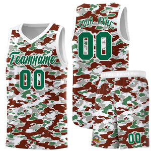 Custom Personalized Camo Sets Sports Uniform Basketball Jersey