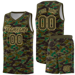 Custom Personalized Camo Sets Sports Uniform Basketball Jersey