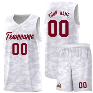 Custom Personalized Camo Sets Sports Uniform Basketball Jersey