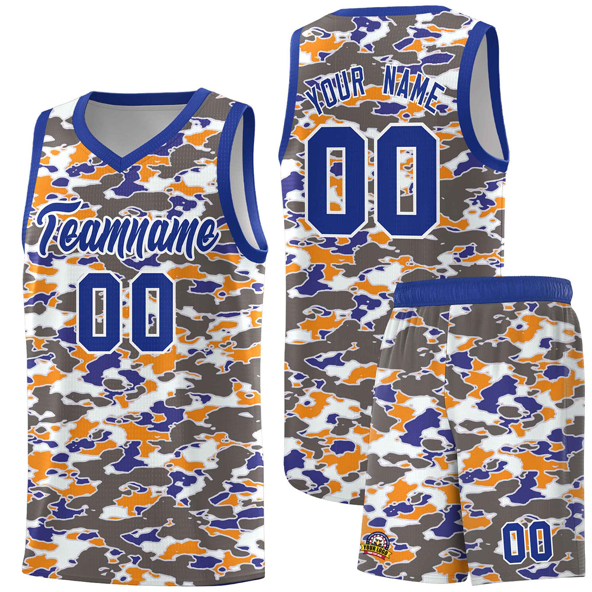 Custom Personalized Camo Sets Sports Uniform Basketball Jersey