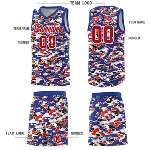 Custom Personalized Camo Sets Sports Uniform Basketball Jersey