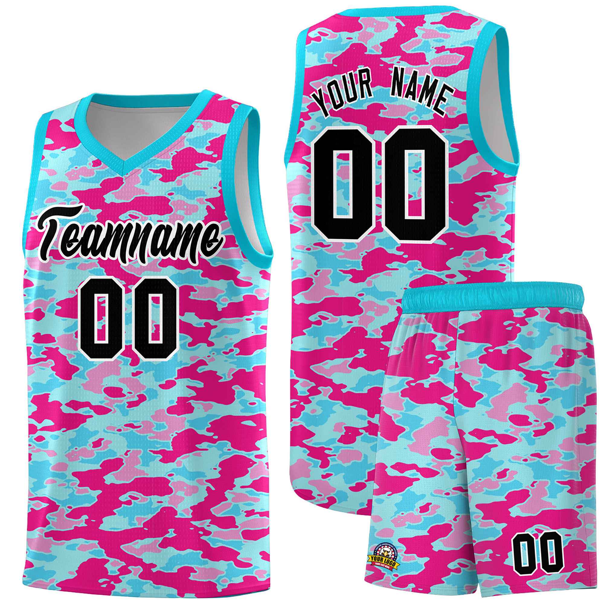 Custom Personalized Camo Sets Sports Uniform Basketball Jersey