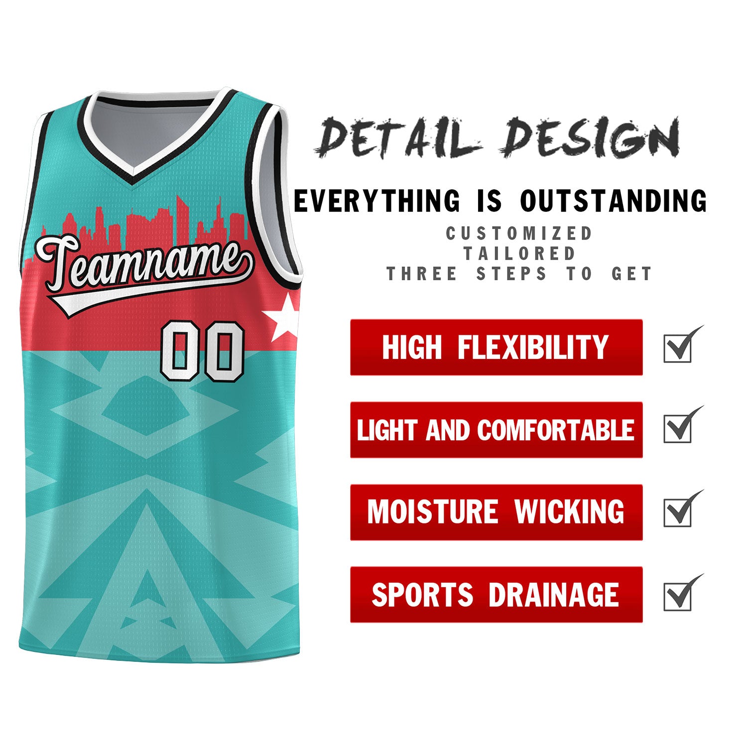 Custom Bright Green Personalized City Silhouette Pattern Sports Uniform Basketball Jersey