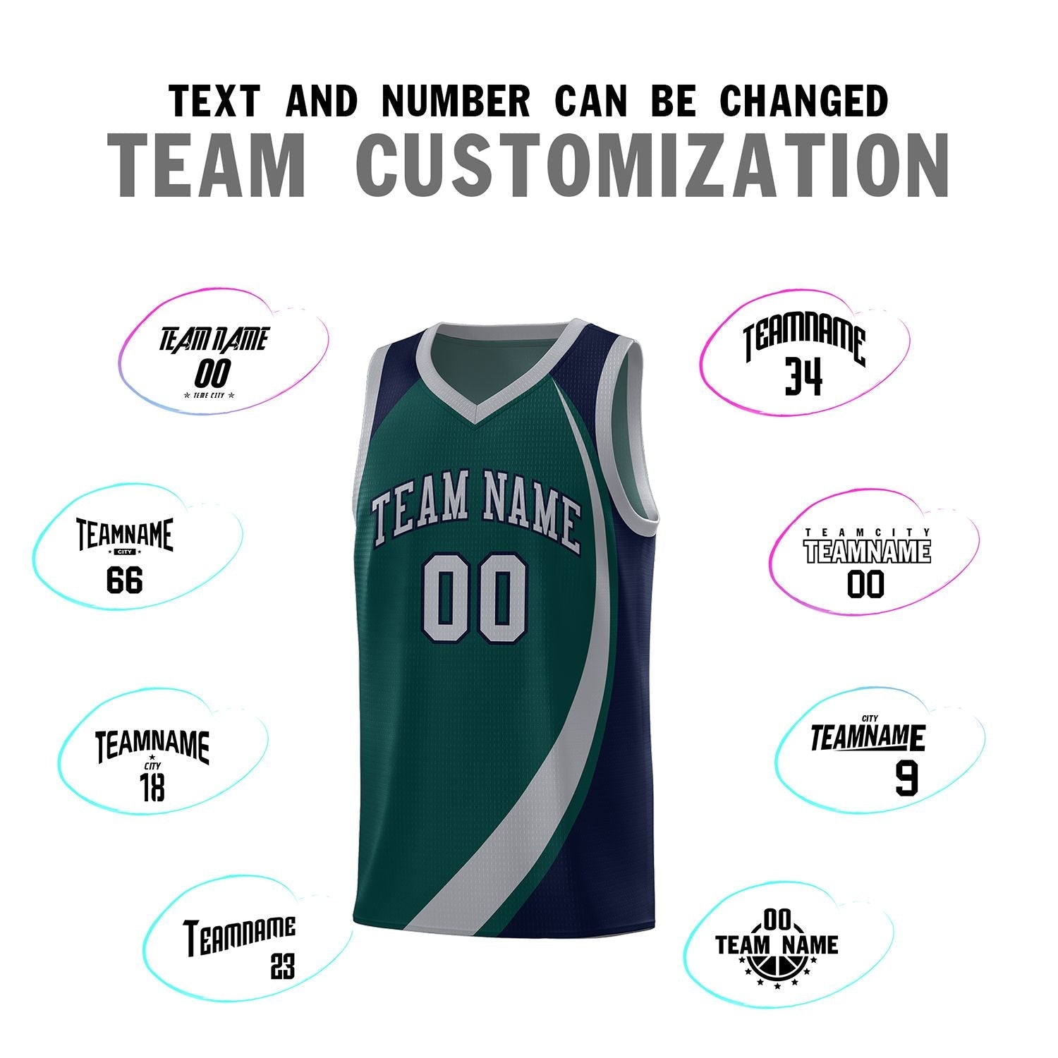 Custom Aqua Gray-Navy Color Block Sports Uniform Basketball Jersey