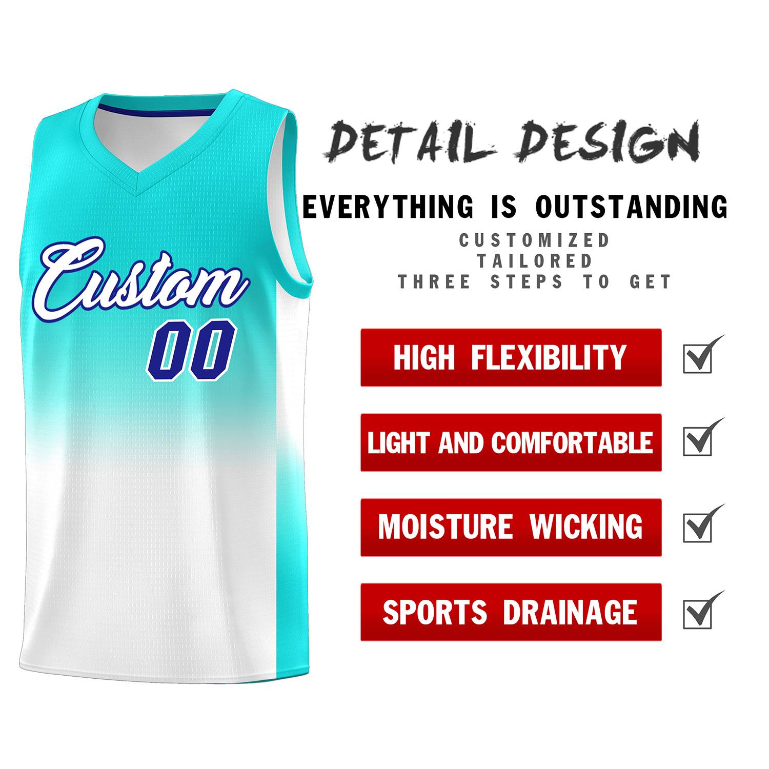 Custom Bright Green White Gradient Fashion Sets Sports Uniform Basketball Jersey