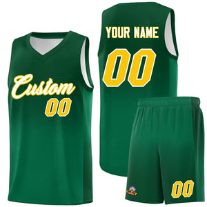 Custom Green Kelly Green Gradient Fashion Sets Sports Uniform Basketball Jersey