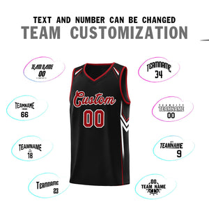 Custom Black Arrow Graffiti Pattern Sports Uniform Basketball Jersey