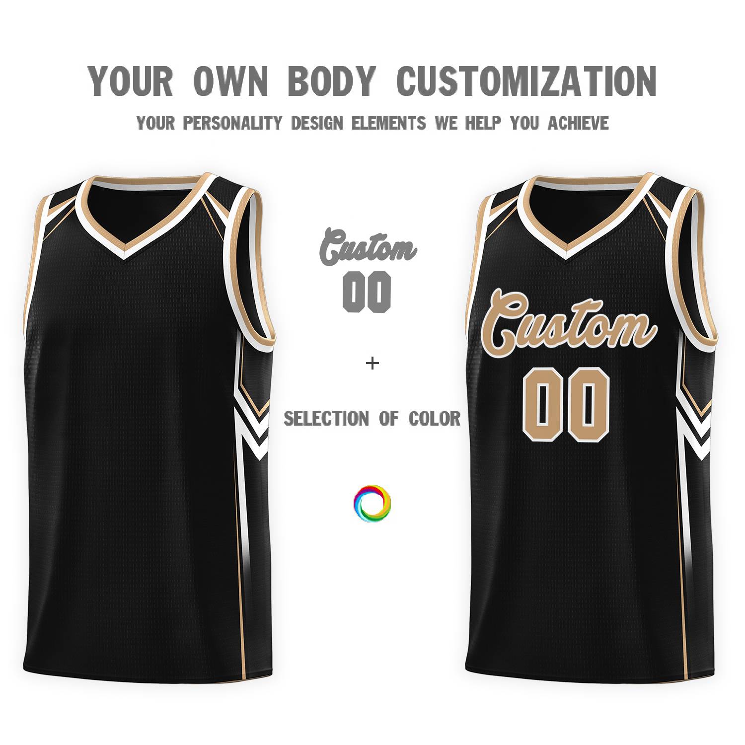 Custom Black Arrow Graffiti Pattern Sports Uniform Basketball Jersey