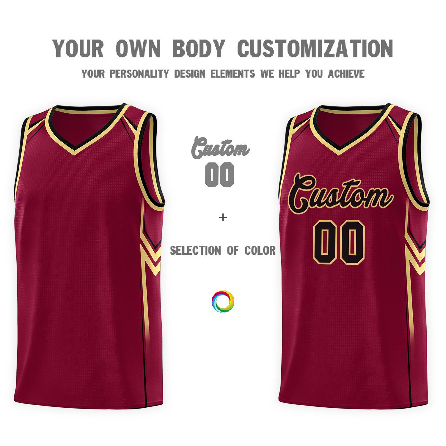 Custom Crimson Arrow Graffiti Pattern Sports Uniform Basketball Jersey