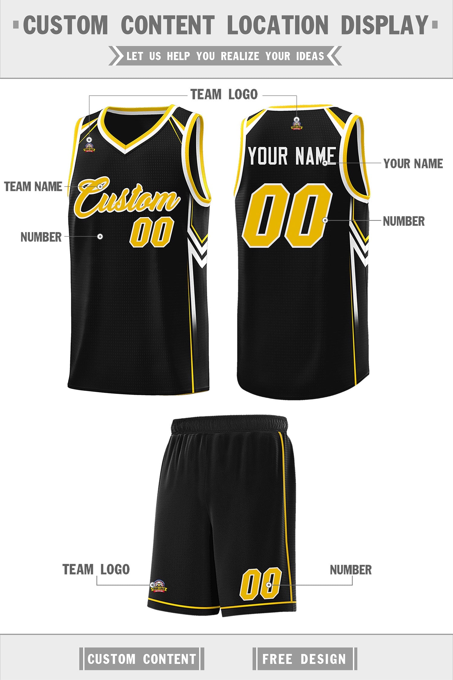 Custom Black Arrow Graffiti Pattern Sports Uniform Basketball Jersey