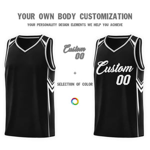 Custom Black Arrow Graffiti Pattern Sports Uniform Basketball Jersey