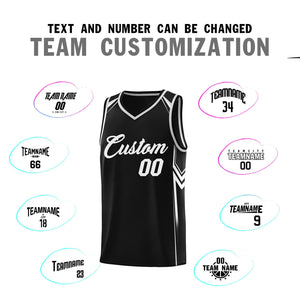 Custom Black Arrow Graffiti Pattern Sports Uniform Basketball Jersey