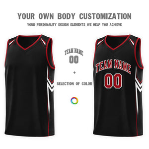 Custom Black Arrow Graffiti Pattern Sports Uniform Basketball Jersey