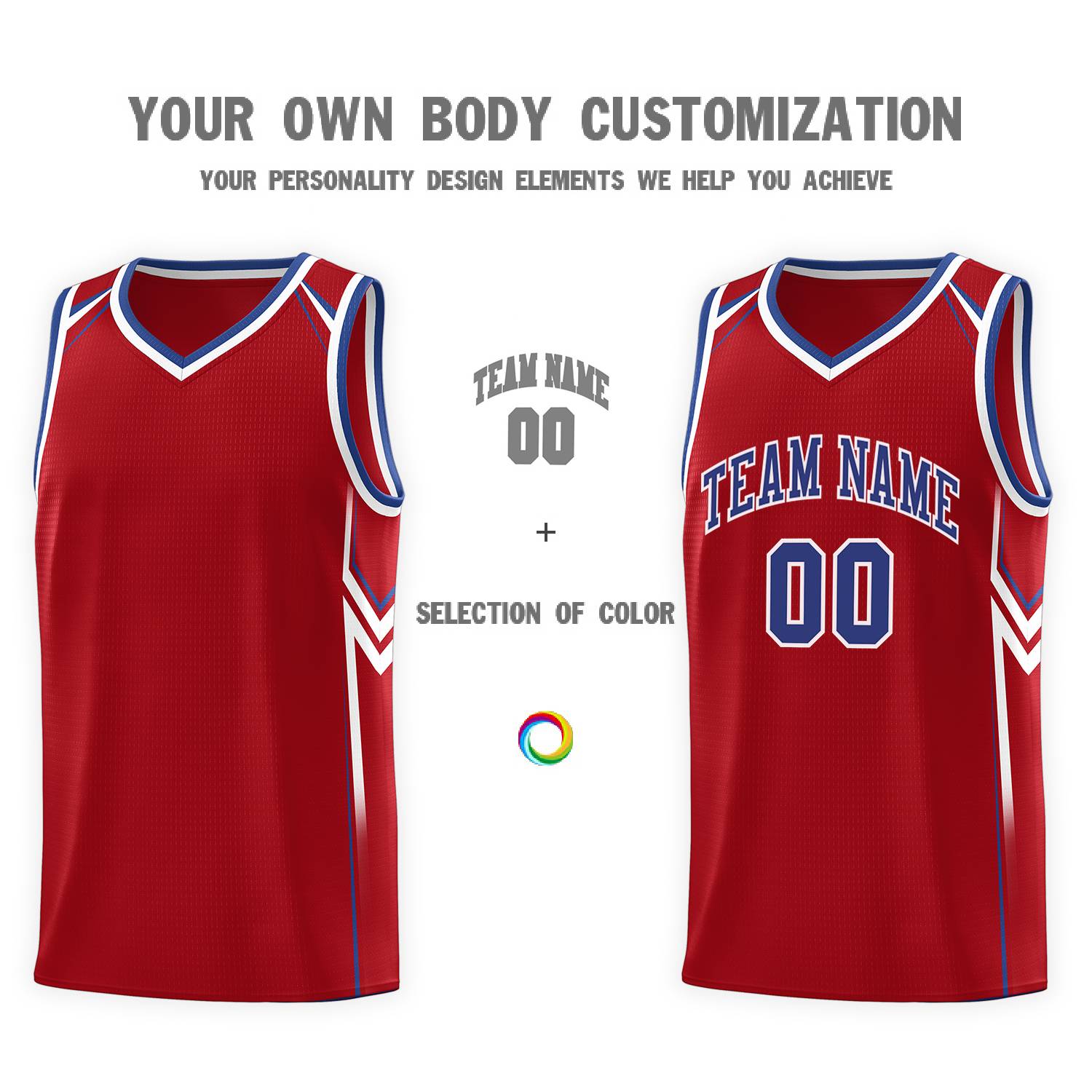 Custom Red Arrow Graffiti Pattern Sports Uniform Basketball Jersey