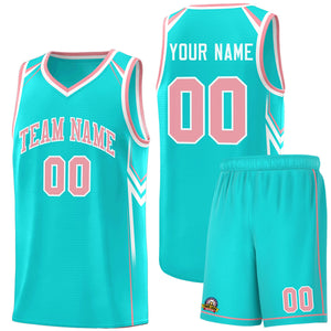 Custom Bright Green Arrow Graffiti Pattern Sports Uniform Basketball Jersey