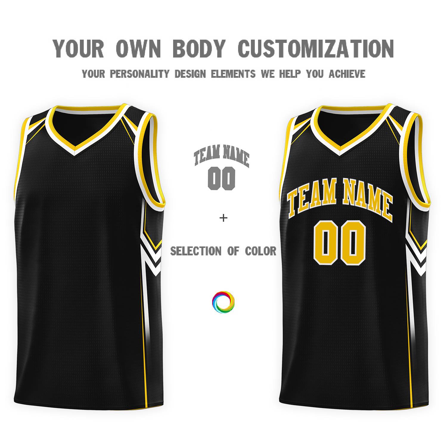 Custom Black Arrow Graffiti Pattern Sports Uniform Basketball Jersey