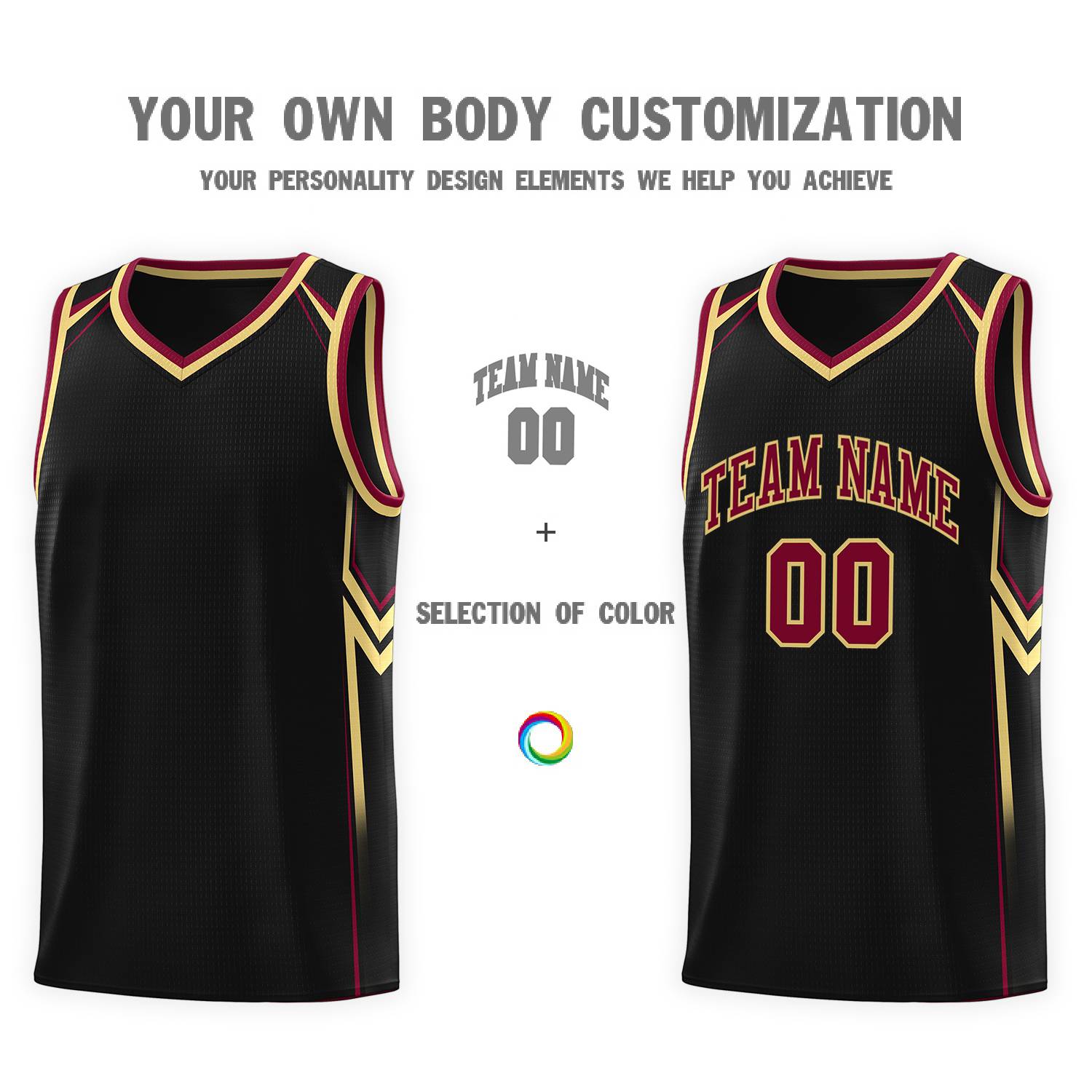 Custom Black Arrow Graffiti Pattern Sports Uniform Basketball Jersey