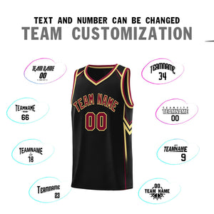 Custom Black Arrow Graffiti Pattern Sports Uniform Basketball Jersey