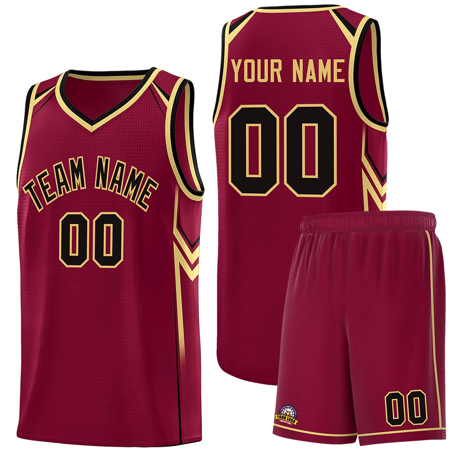 Custom Crimson Arrow Graffiti Pattern Sports Uniform Basketball Jersey