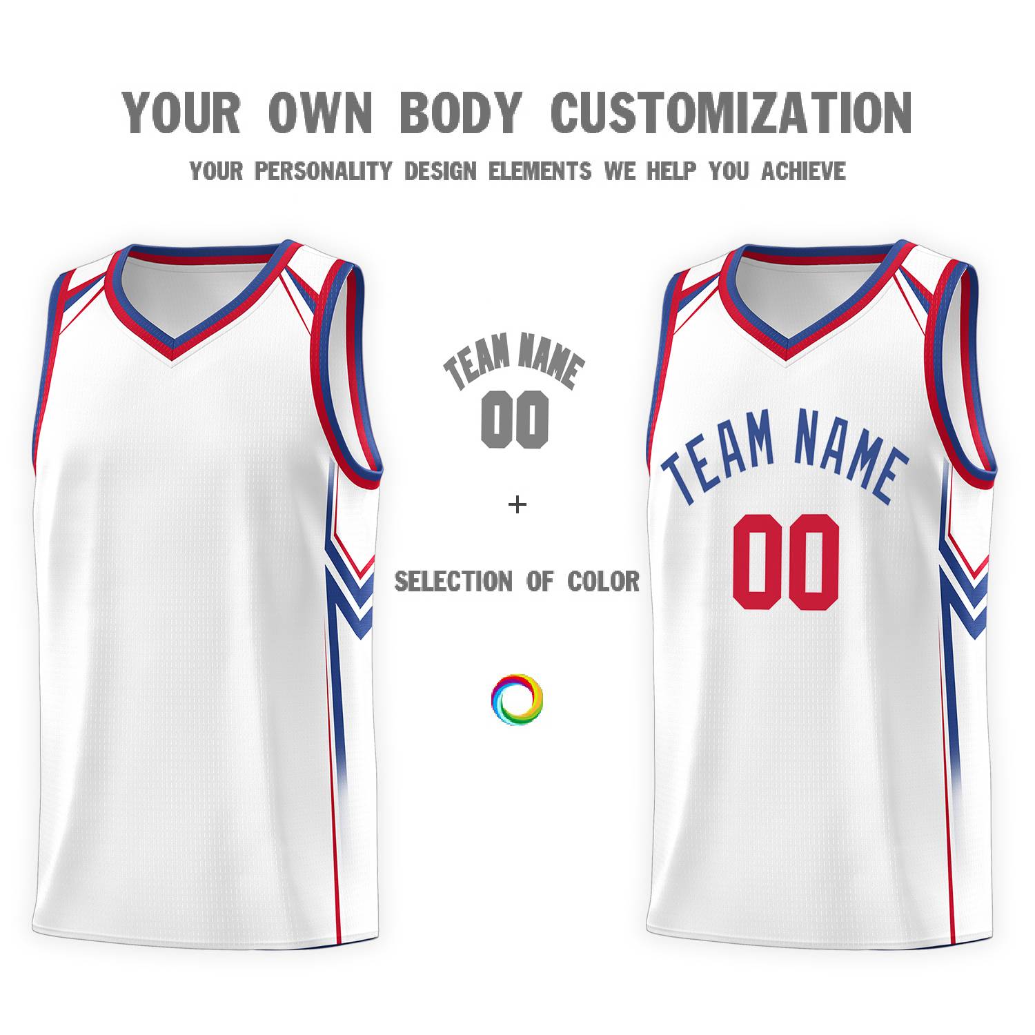 Custom White Arrow Graffiti Pattern Sports Uniform Basketball Jersey