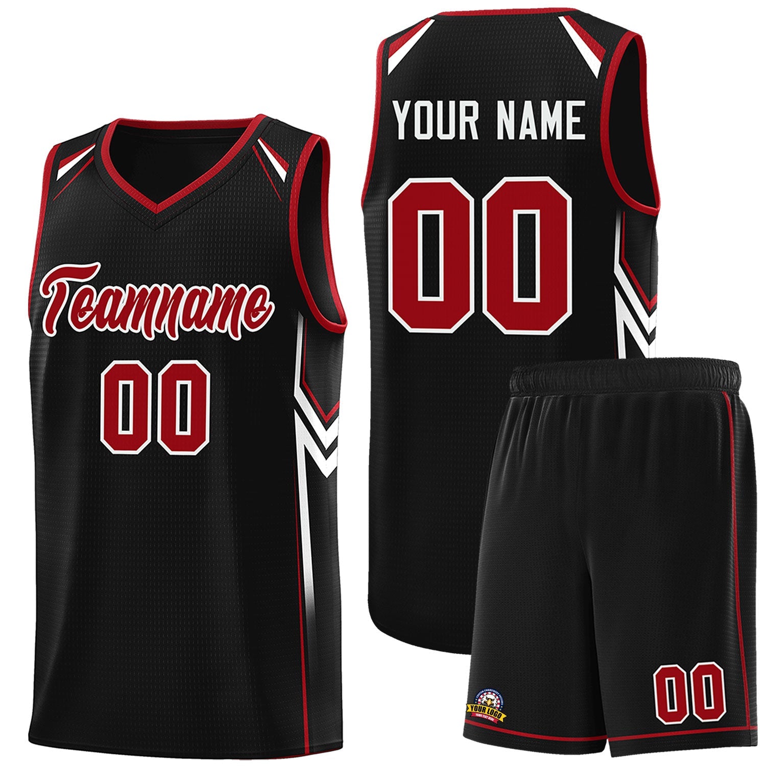 Custom Black Arrow Graffiti Pattern Sports Uniform Basketball Jersey