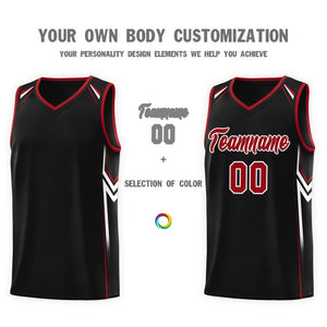 Custom Black Arrow Graffiti Pattern Sports Uniform Basketball Jersey