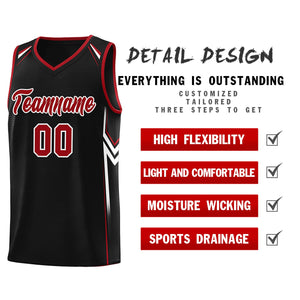 Custom Black Arrow Graffiti Pattern Sports Uniform Basketball Jersey