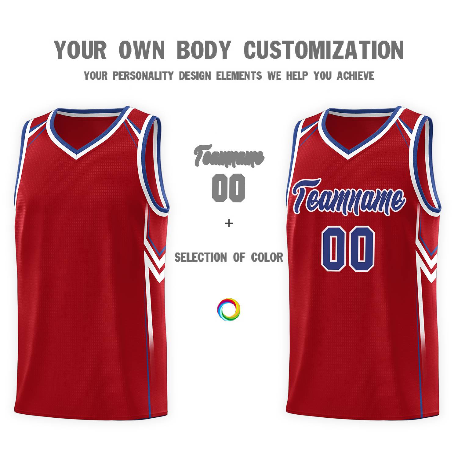 Custom Red Arrow Graffiti Pattern Sports Uniform Basketball Jersey