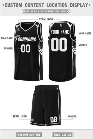 Custom Black Arrow Graffiti Pattern Sports Uniform Basketball Jersey