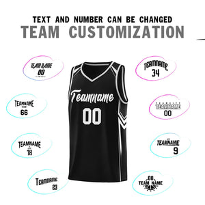 Custom Black Arrow Graffiti Pattern Sports Uniform Basketball Jersey