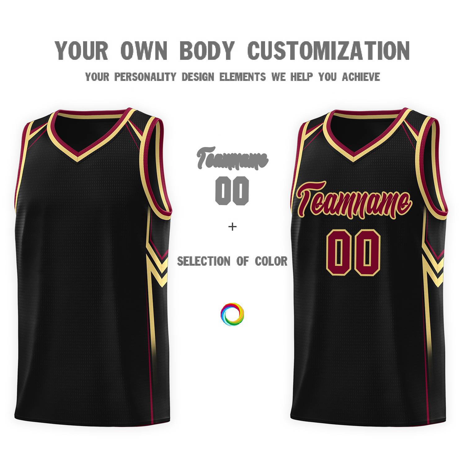 Custom Black Arrow Graffiti Pattern Sports Uniform Basketball Jersey