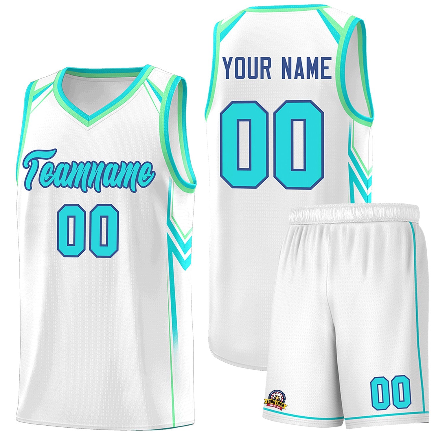 Custom White Arrow Graffiti Pattern Sports Uniform Basketball Jersey