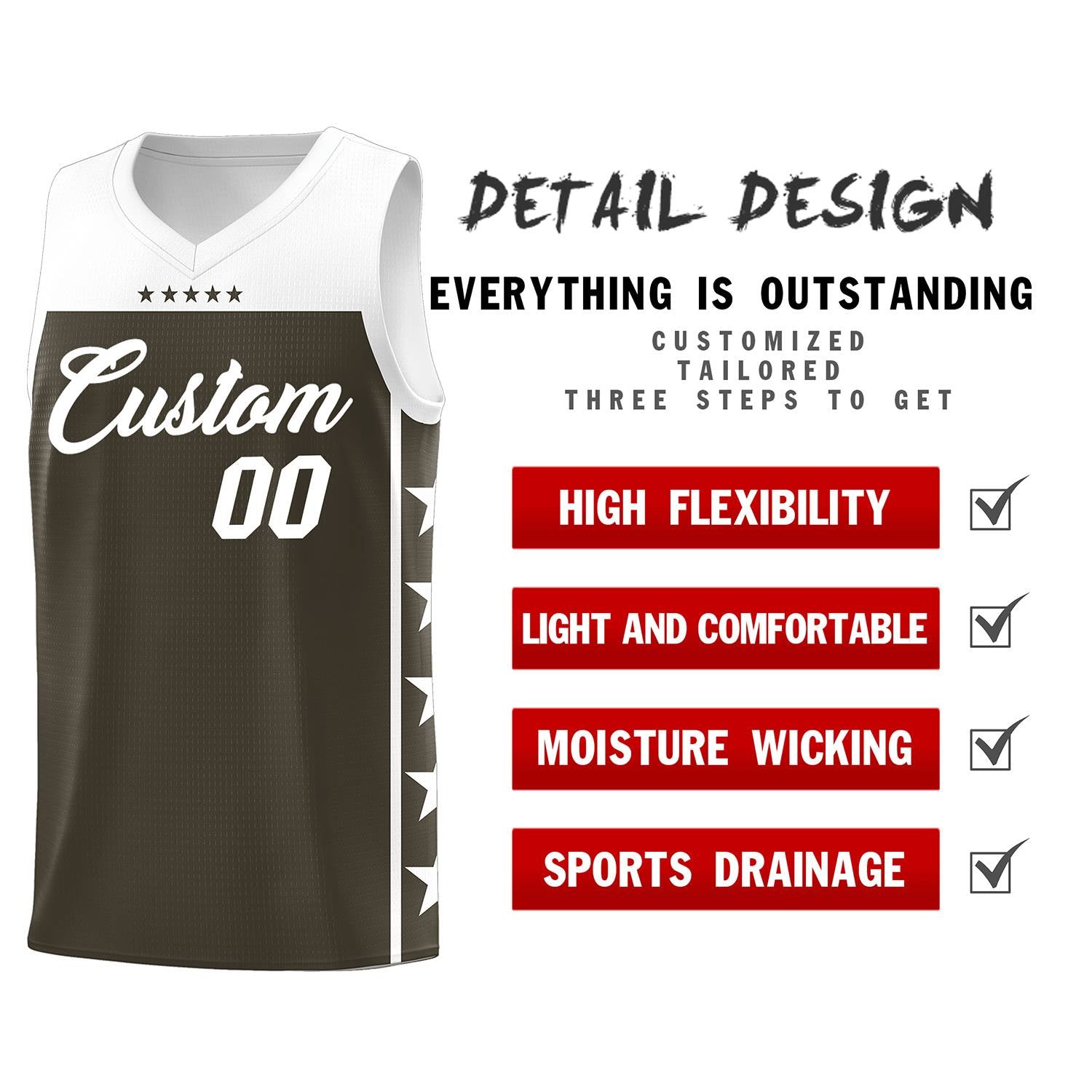 Custom Olive White Color Block Sets Sports Uniform Basketball Jersey