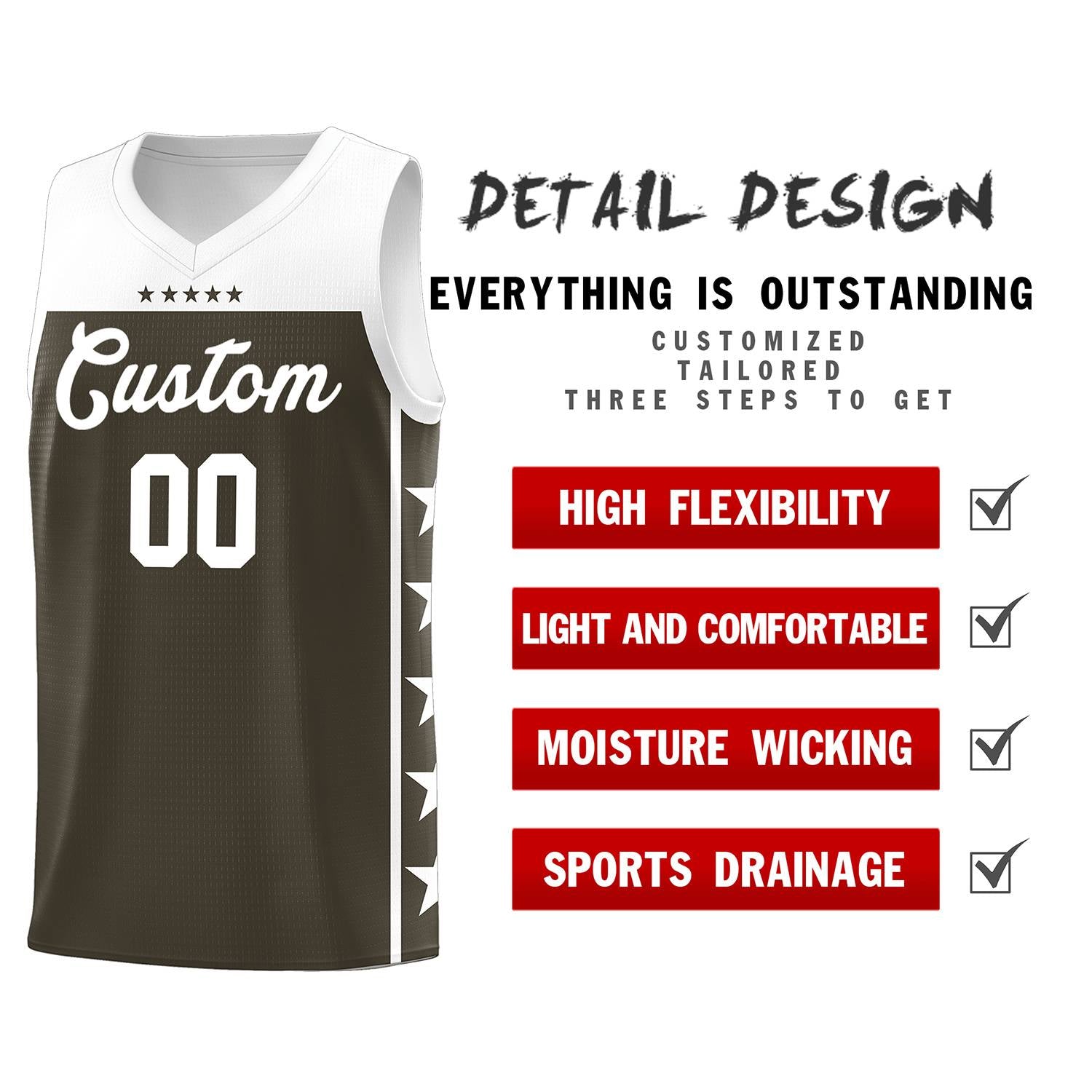 Custom Olive White Color Block Sets Sports Uniform Basketball Jersey