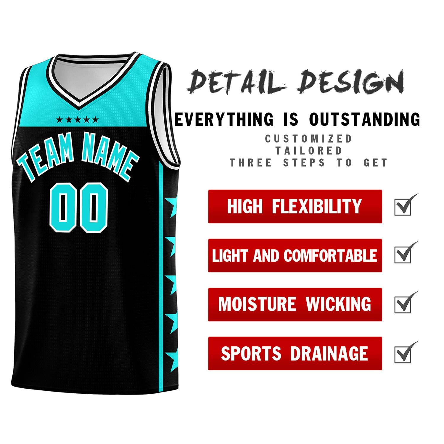 Custom Black Bright Green Color Block Sets Sports Uniform Basketball Jersey