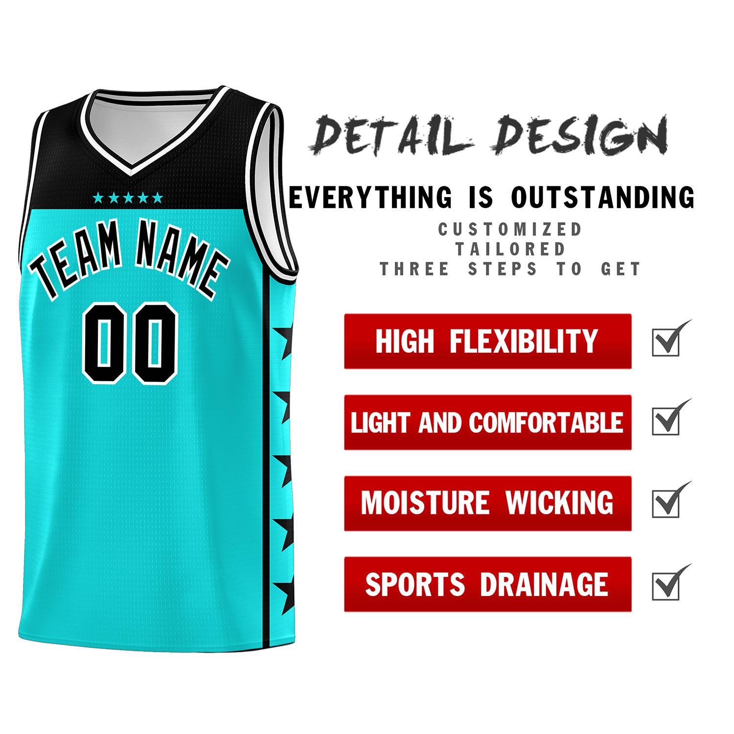 Custom Bright Green Black Color Block Sets Sports Uniform Basketball Jersey