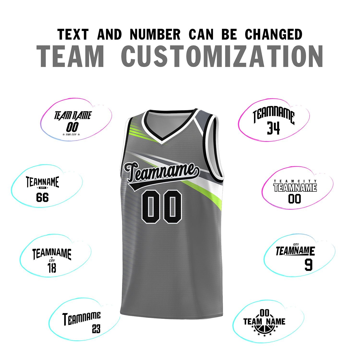 Custom Dark Gray Black-White Chest Color Block Sports Uniform Basketball Jersey