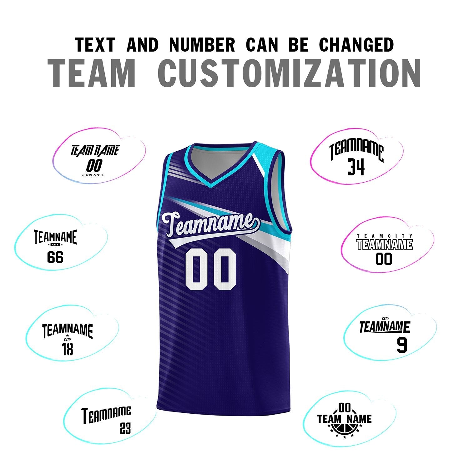 Custom Navy White Chest Color Block Sports Uniform Basketball Jersey