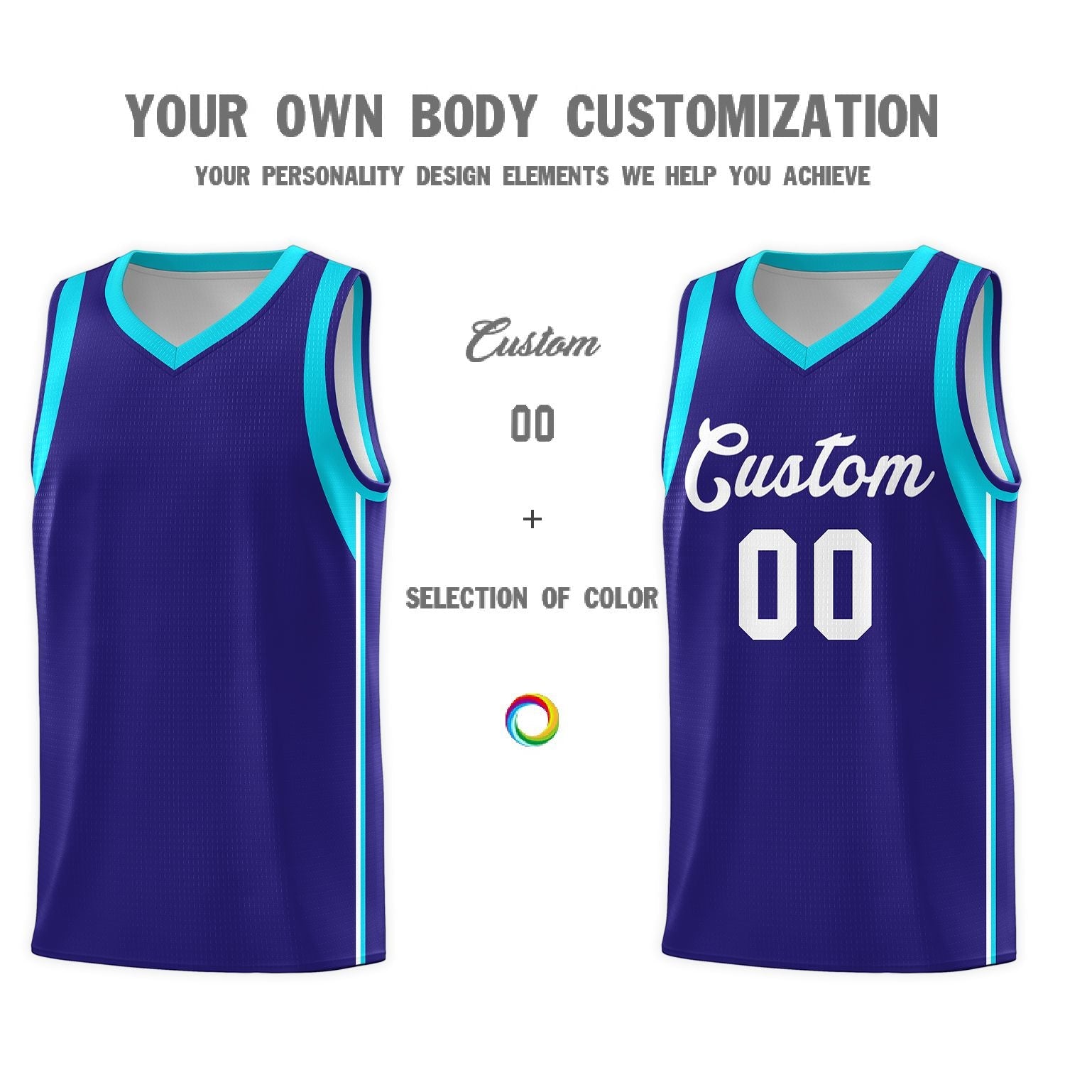 Custom Purple White Sleeve Color Blocking Classic Sports Uniform Basketball Jersey