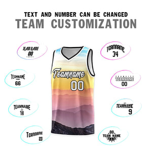 Custom Black White Pattern Tie Dye Sports Uniform Basketball Jersey