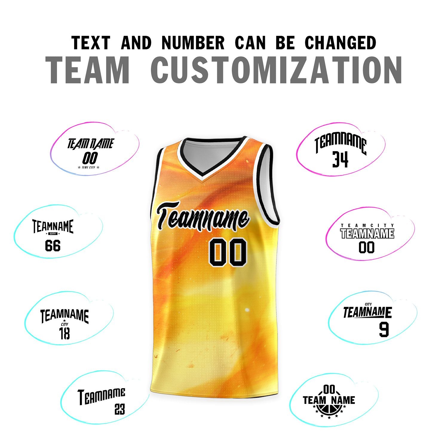 Custom Black White Pattern Tie Dye Sports Uniform Basketball Jersey