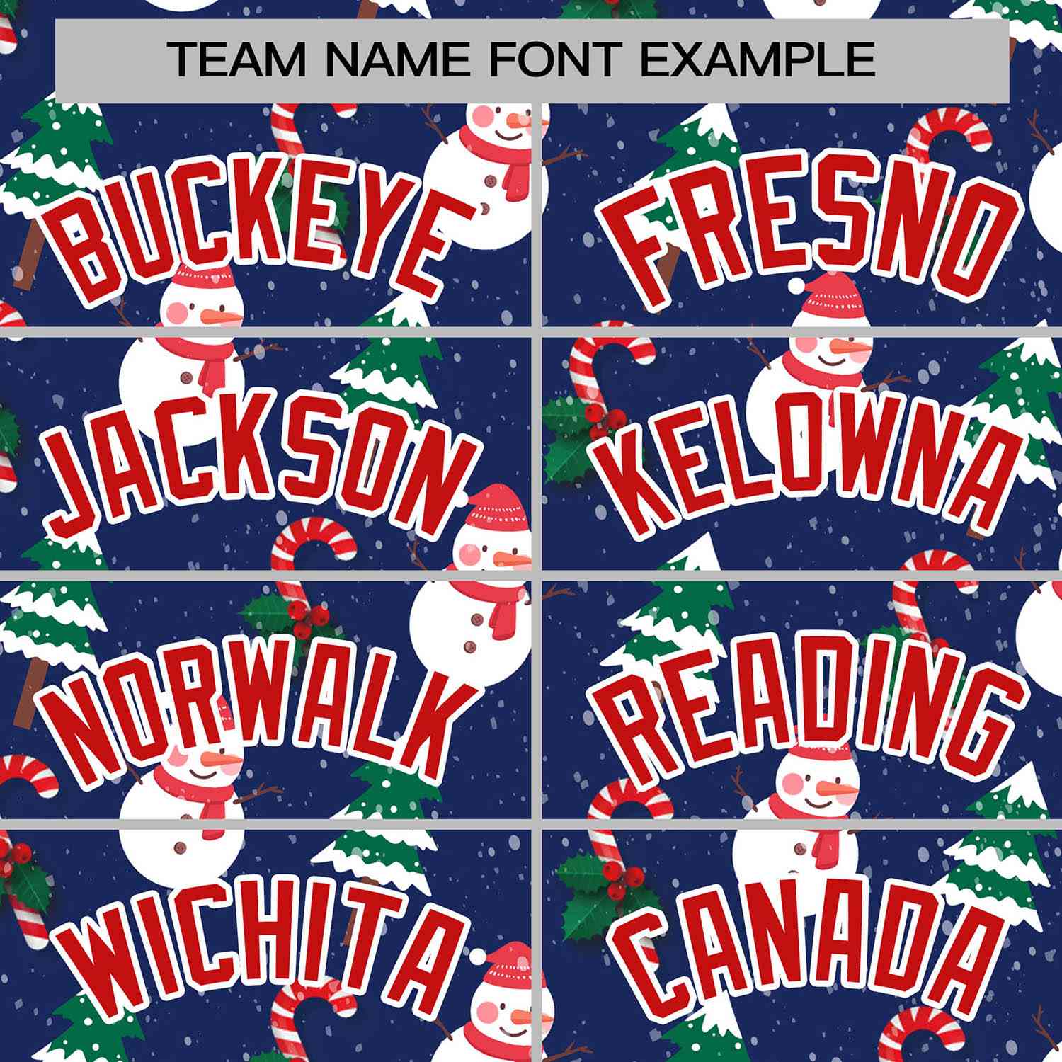 Custom Blue Red-White Christmas Graffiti Pattern Authentic Baseball Jersey