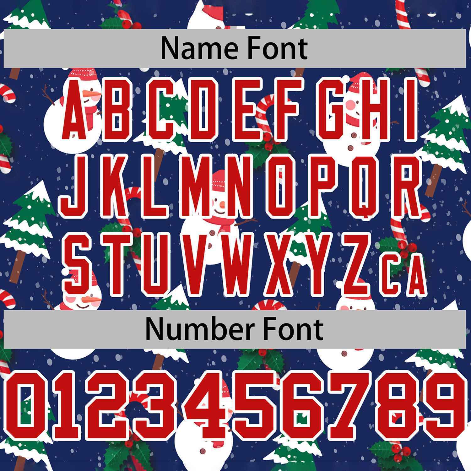 Custom Blue Red-White Christmas Graffiti Pattern Authentic Baseball Jersey