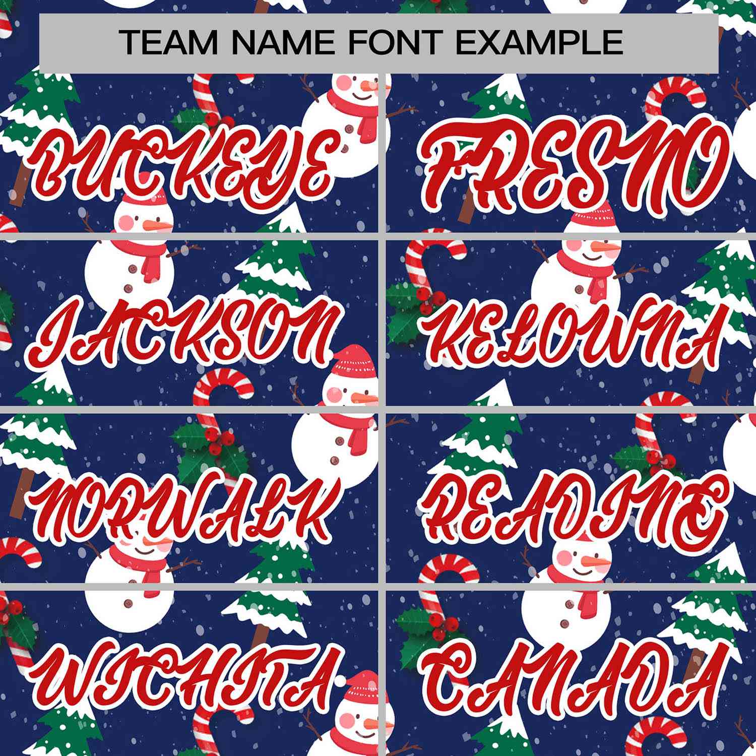 Custom Blue Red-White Christmas Graffiti Pattern Authentic Baseball Jersey