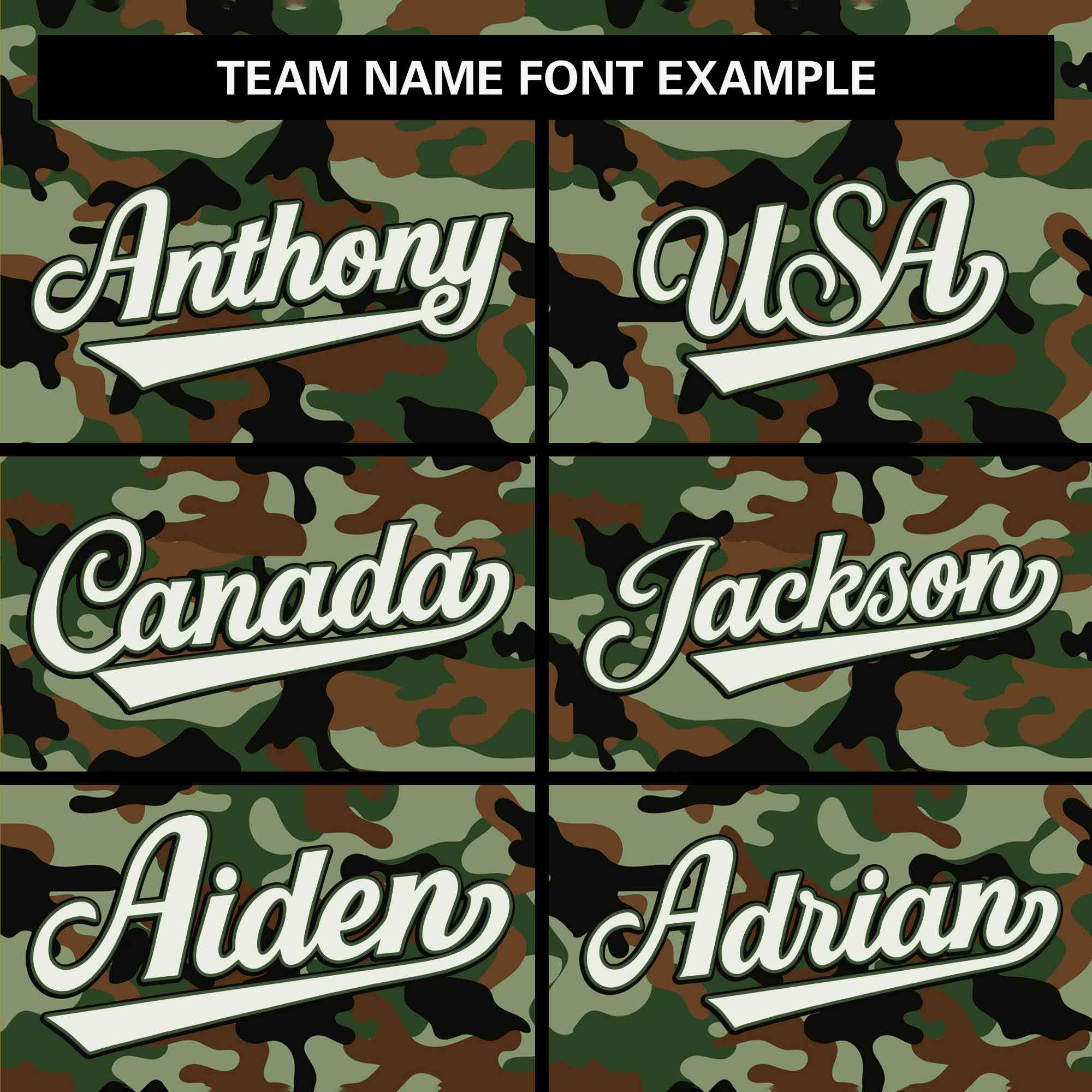 Custom Camo White Green-Black Authentic Baseball Jersey