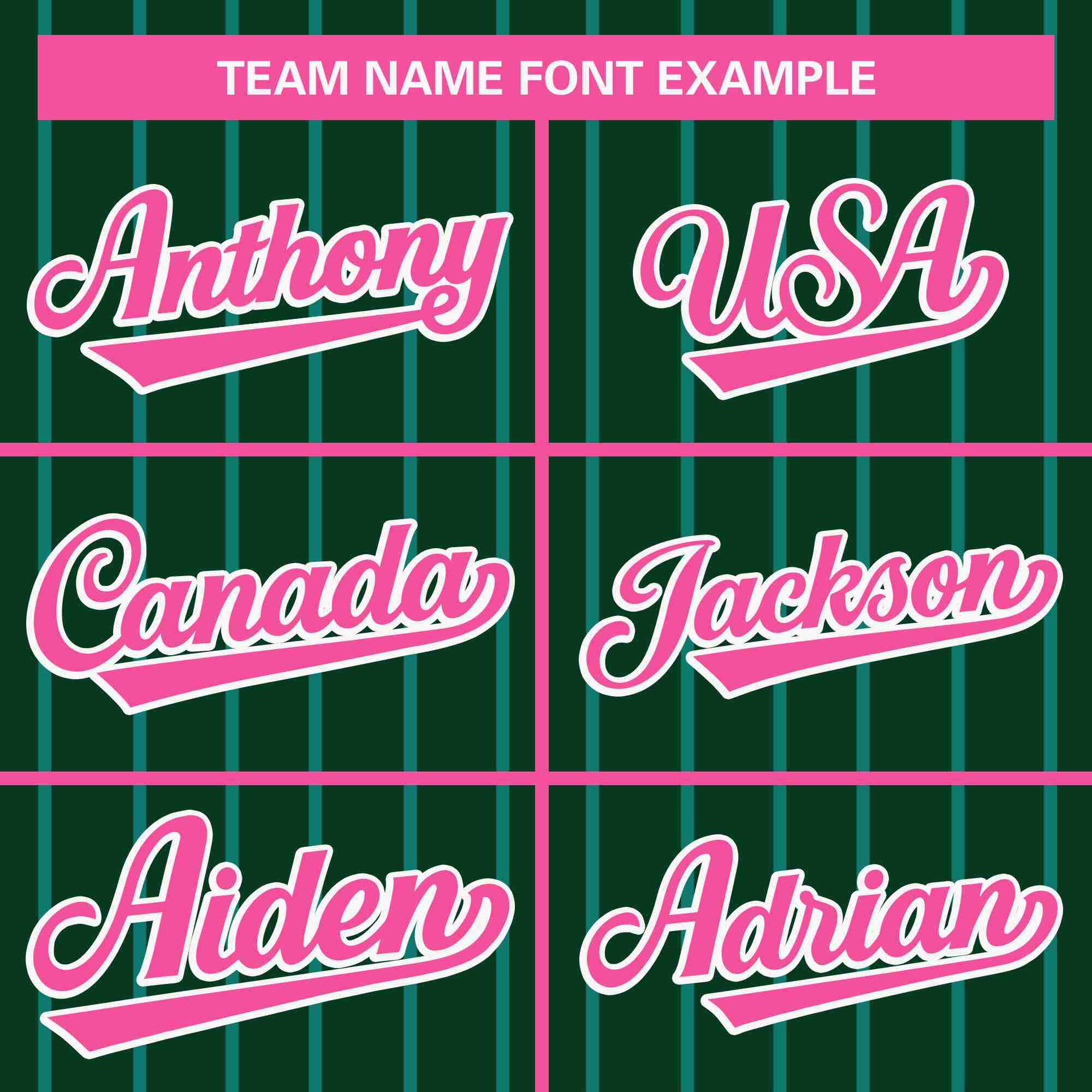 Custom Green Pink Stripe Fashion Design Full Button Authentic Baseball Jersey