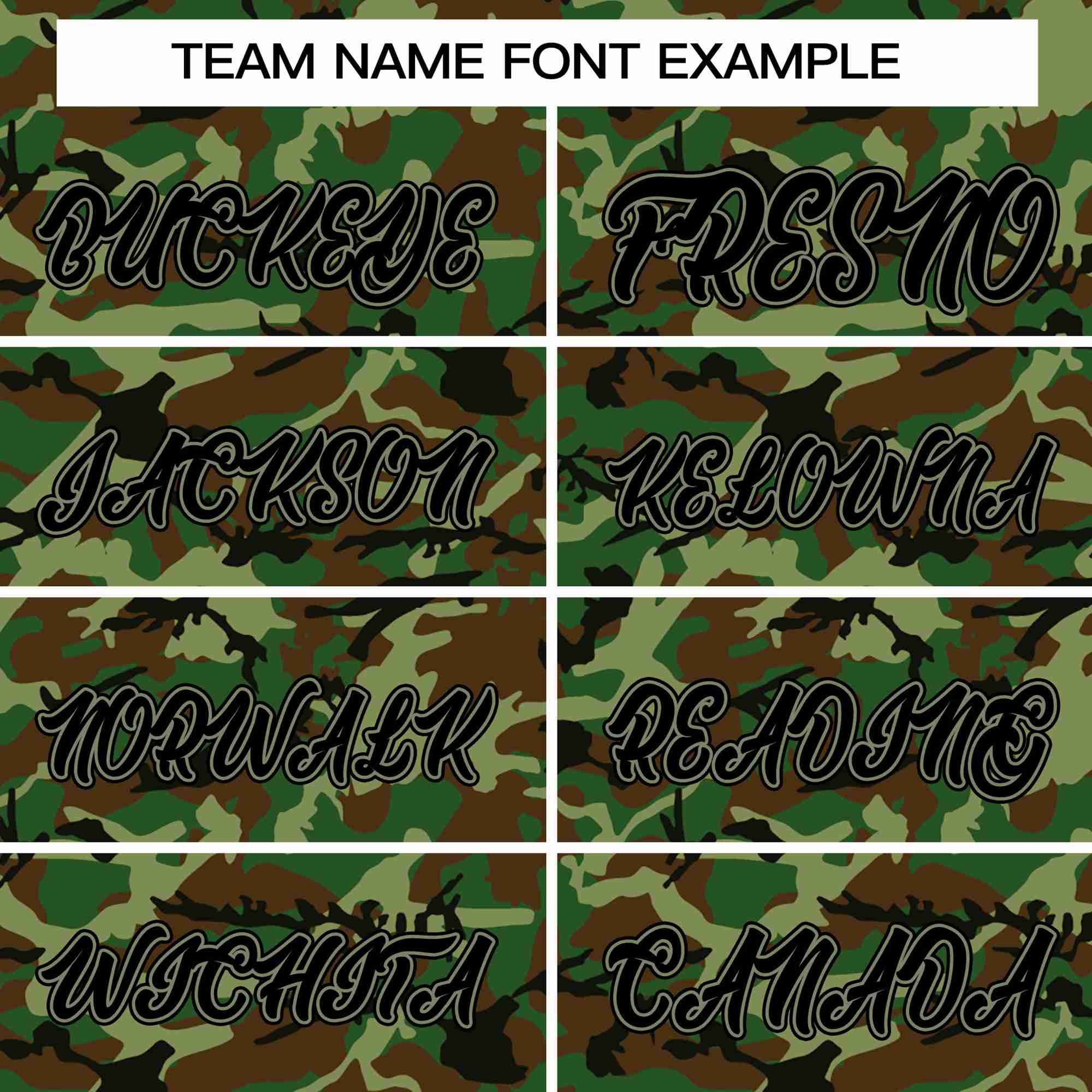 Custom Brown Green-Black Camo Fashion Authentic Sleeveless Baseball Jersey