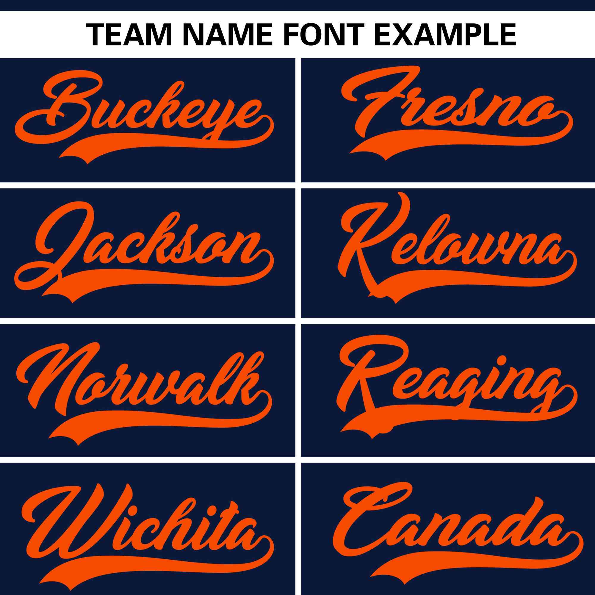 Custom Navy Orange Full Button Design Authentic Baseball Jersey