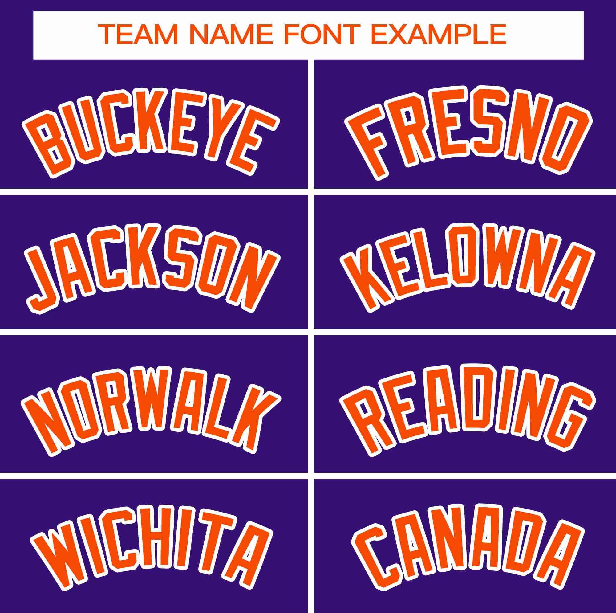 Custom Purple Orange-White Classic Style Personalized Full Button Authentic Baseball Jersey