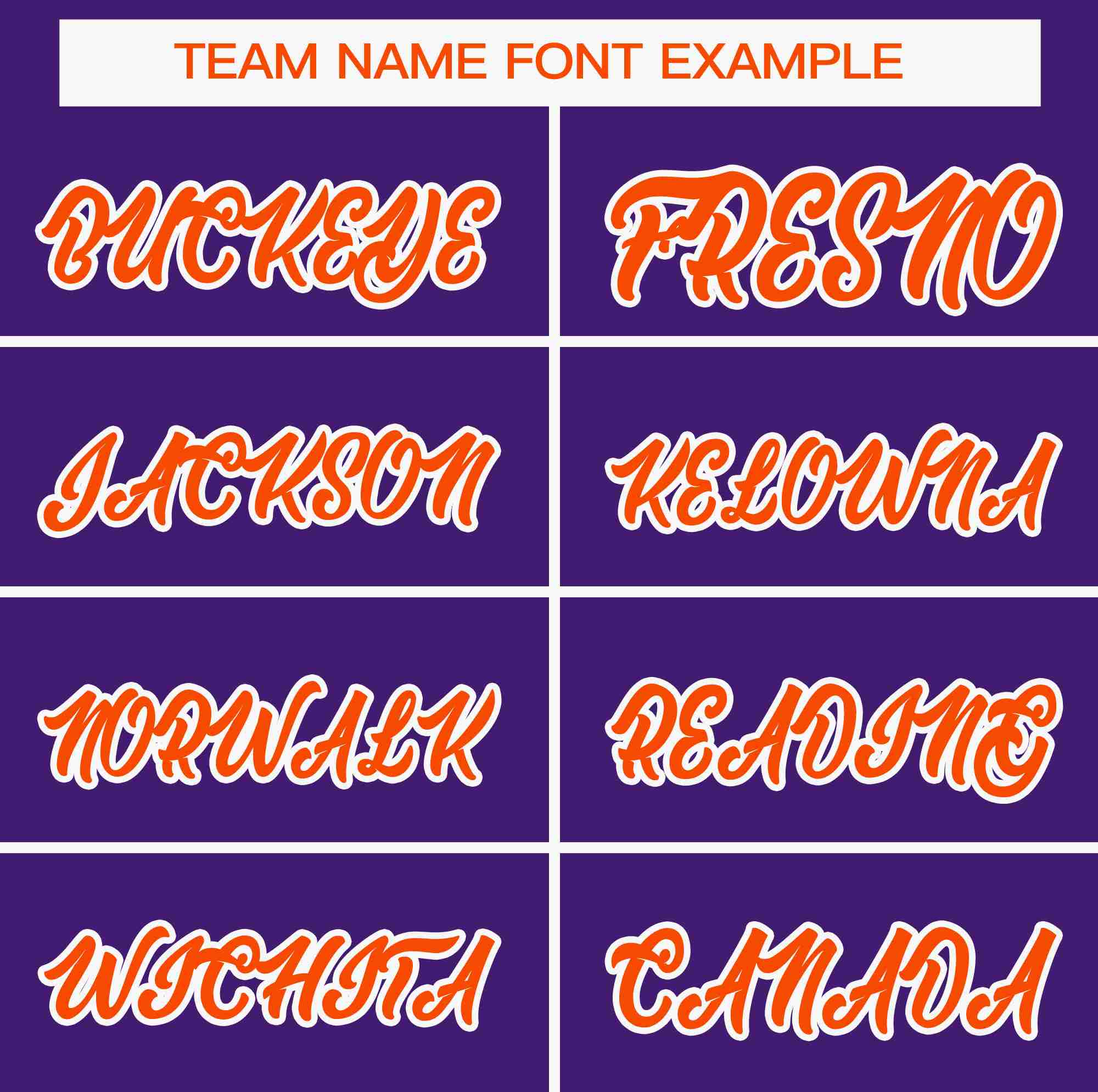 Custom Purple Orange-White Classic Style Personalized Full Button Authentic Baseball Jersey